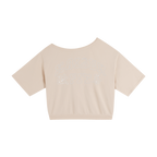 Asymmetric Shoulder Oversized Cotton T-Shirt