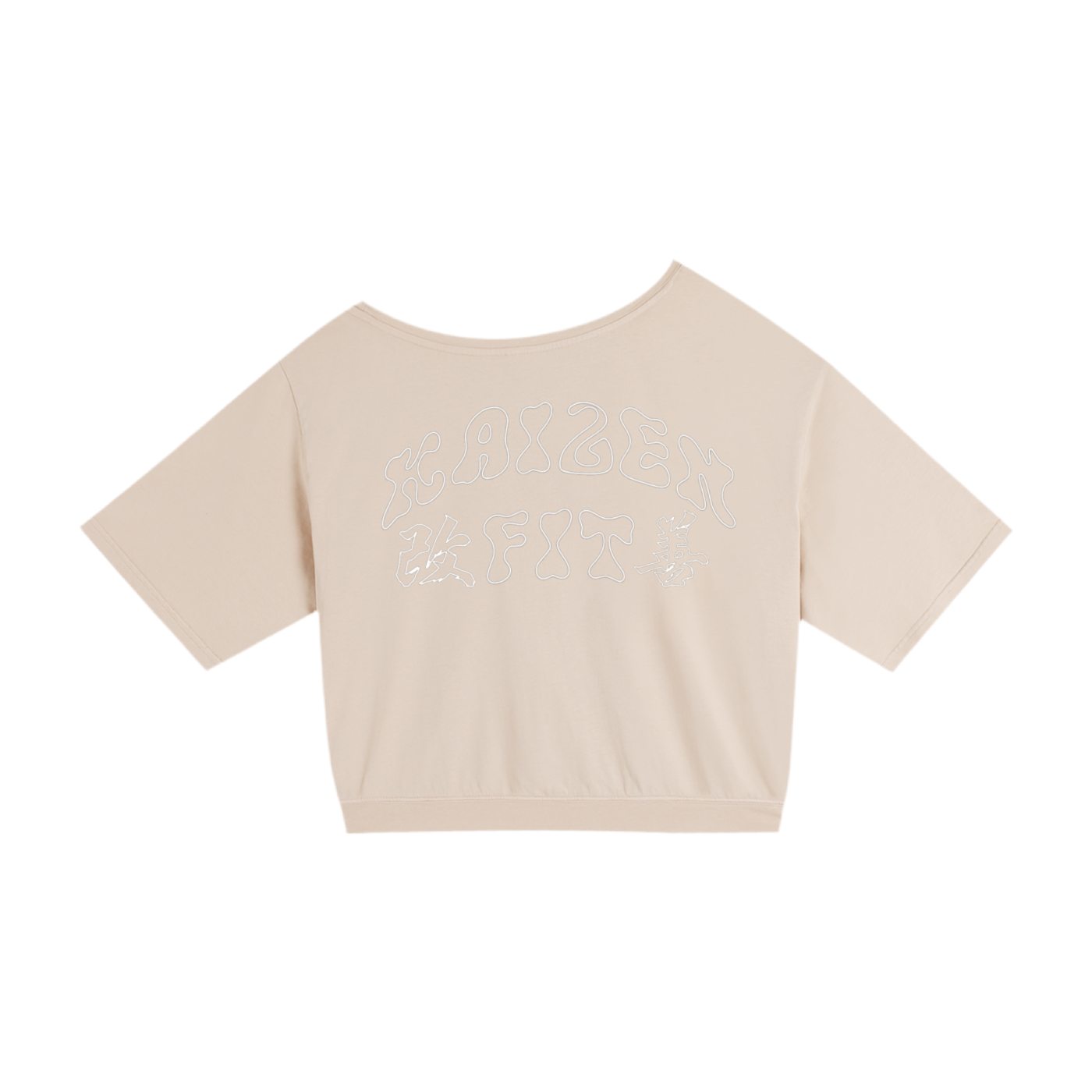 Asymmetric Shoulder Oversized Cotton T-Shirt