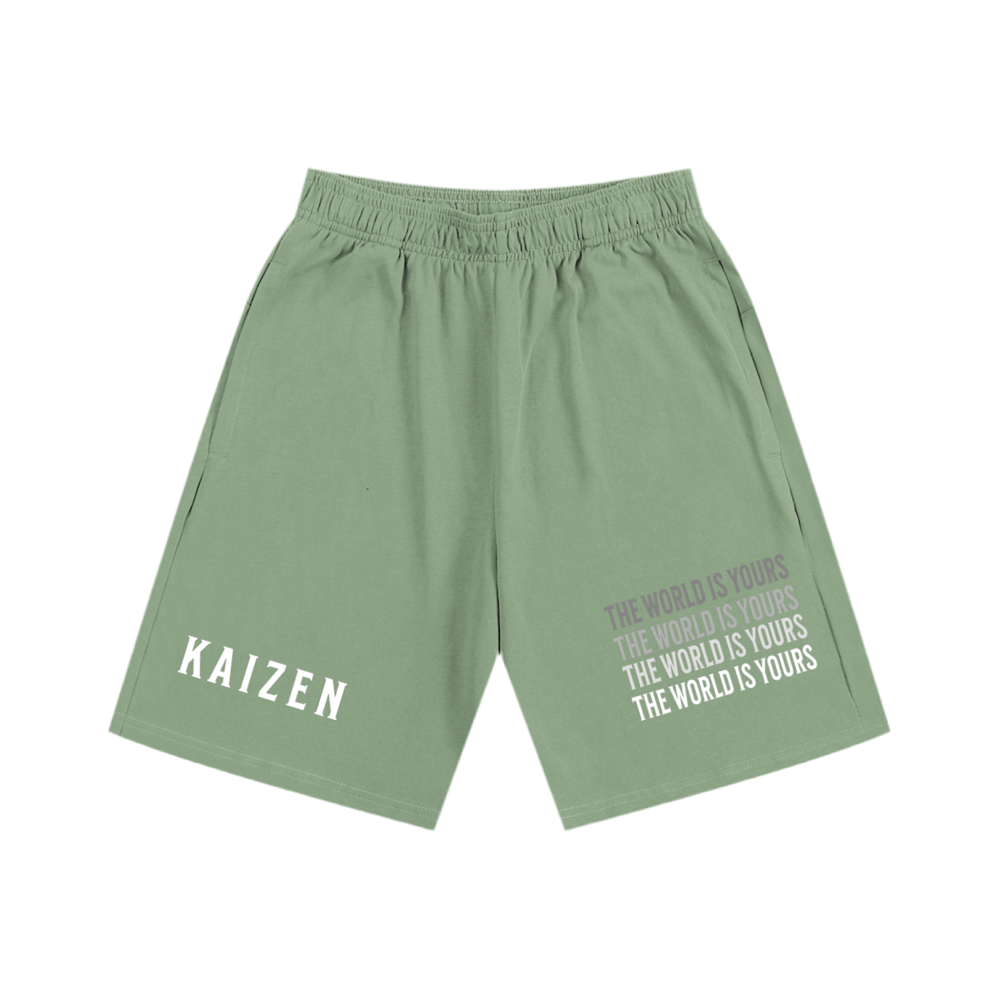 "The World is Yours" Heavyweight Running Shorts