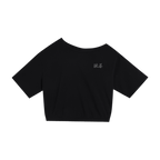 Asymmetric Shoulder Oversized Cotton T-Shirt
