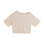 Asymmetric Shoulder Oversized Cotton T-Shirt