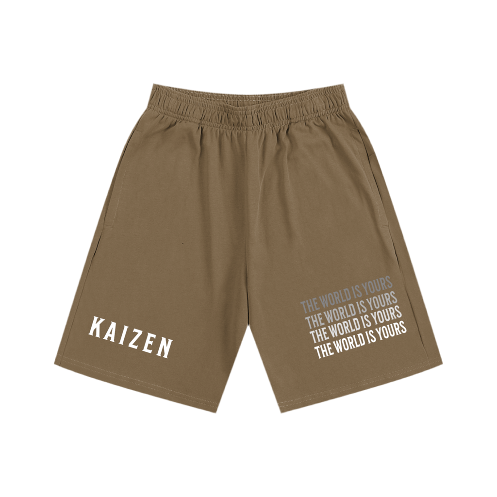 "The World is Yours" Heavyweight Running Shorts